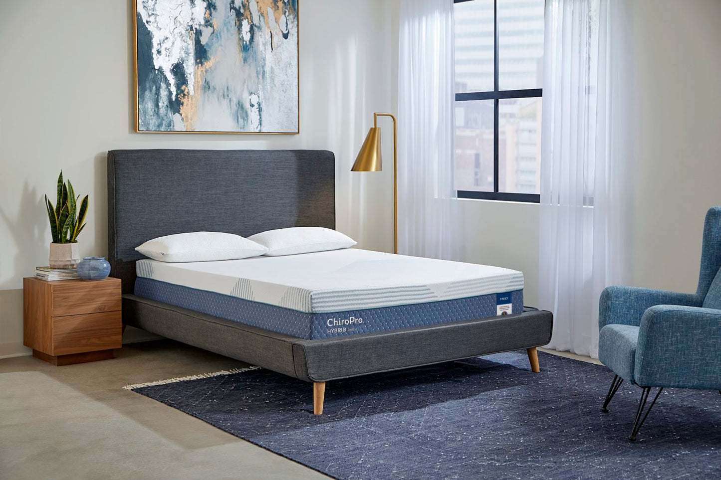 Sleep City Twin Mattress ChiroPro Plush MLILY
