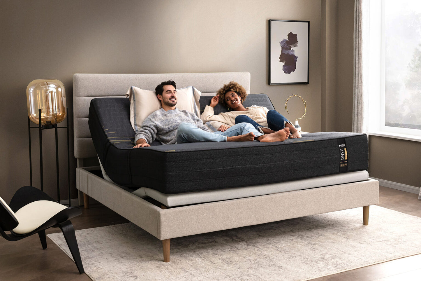 Sleep City Twin Mattress ONYX Hybrid Firm MLILY