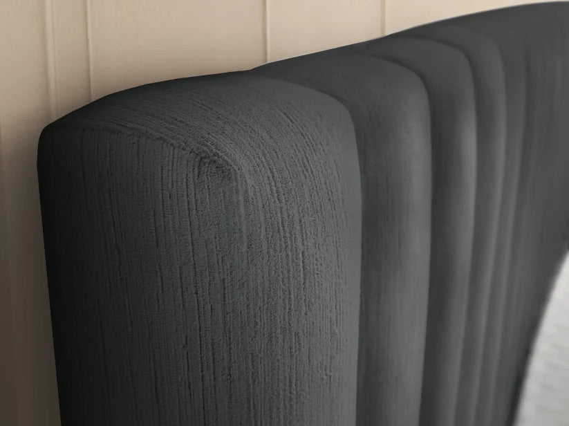 MILAN Bed Frame Midnight Gray