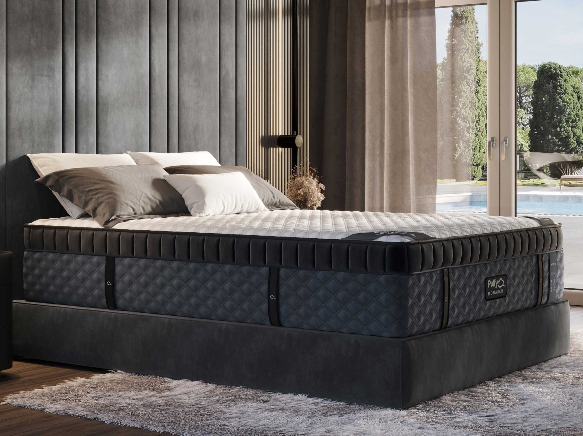 Sleep City Twin XL Mattress Puffy MONARCH Hybrid Puffy