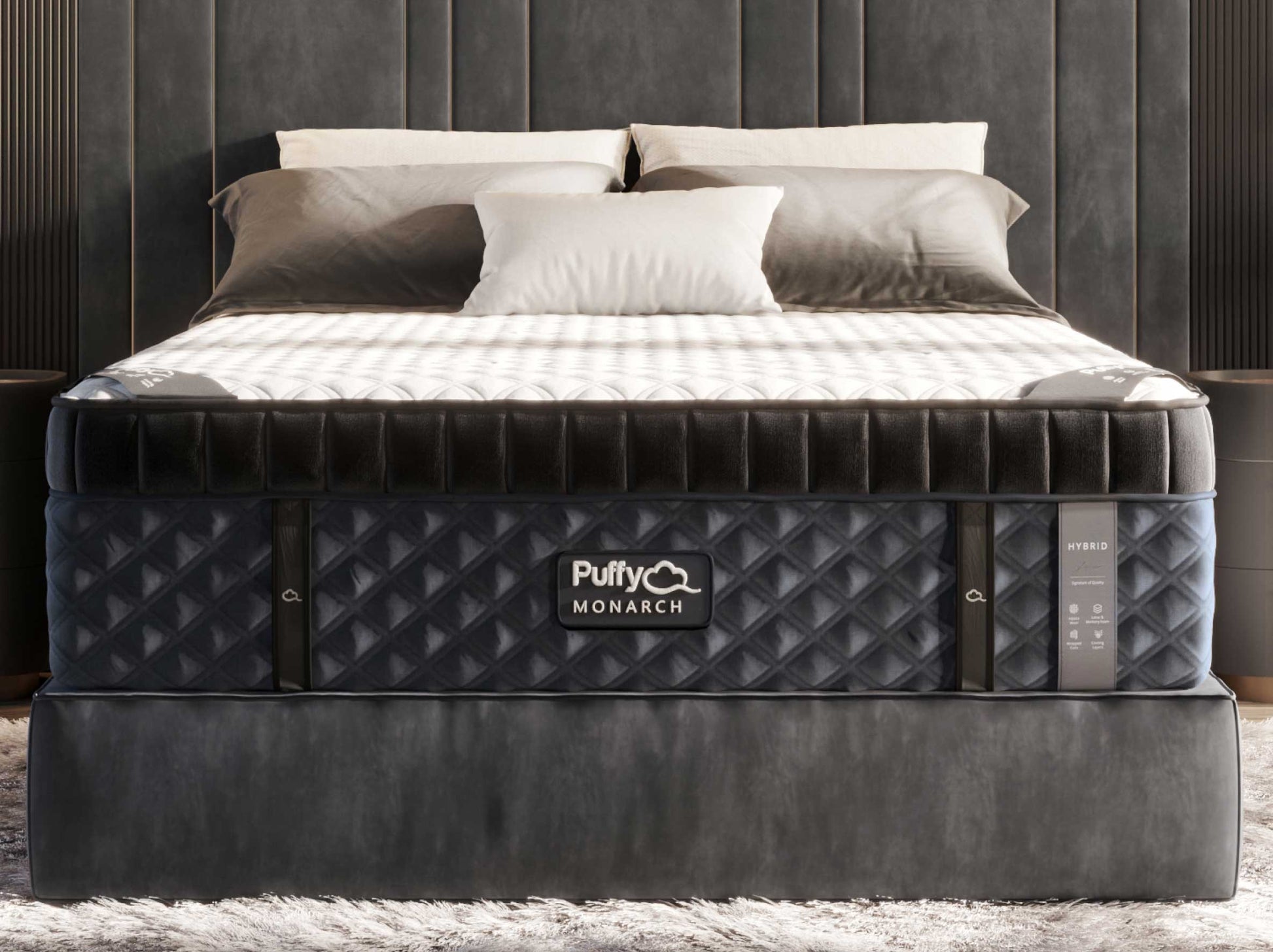 Sleep City Twin XL Mattress Puffy MONARCH Hybrid Puffy