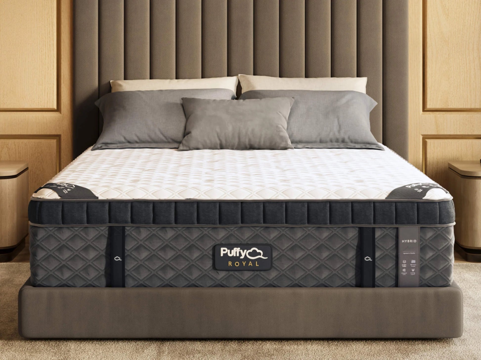 Sleep City Twin Mattress Puffy ROYAL Hybrid Puffy