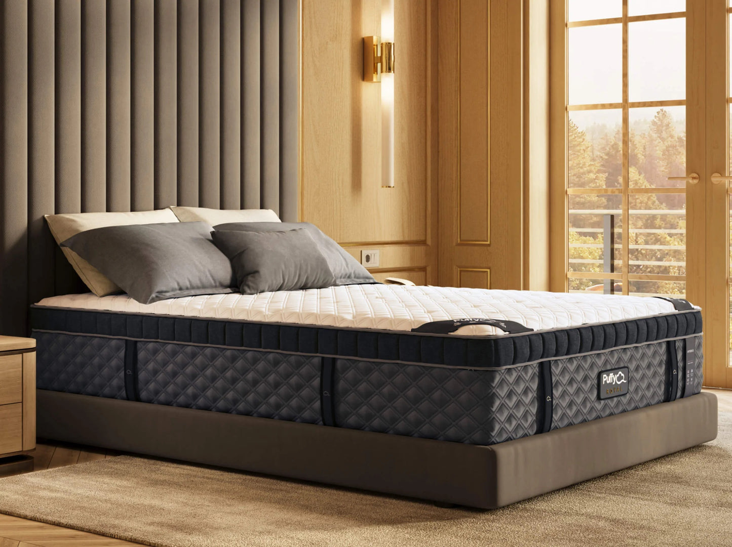 Sleep City Twin Mattress Puffy ROYAL Hybrid Puffy