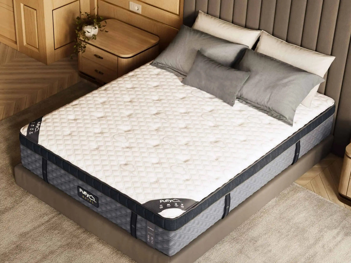 Sleep City Twin Mattress Puffy ROYAL Hybrid Puffy