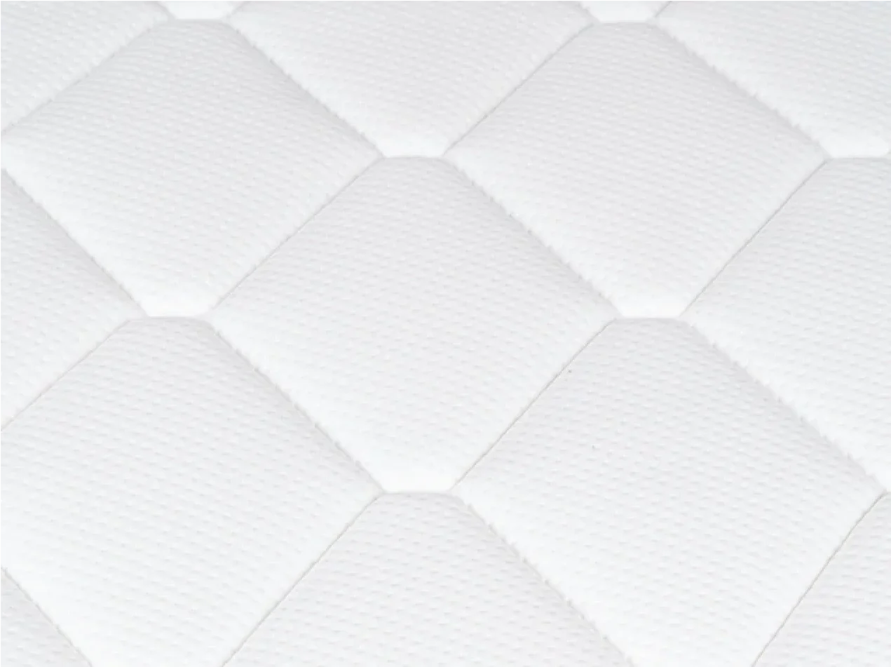 White quilted fabric texture