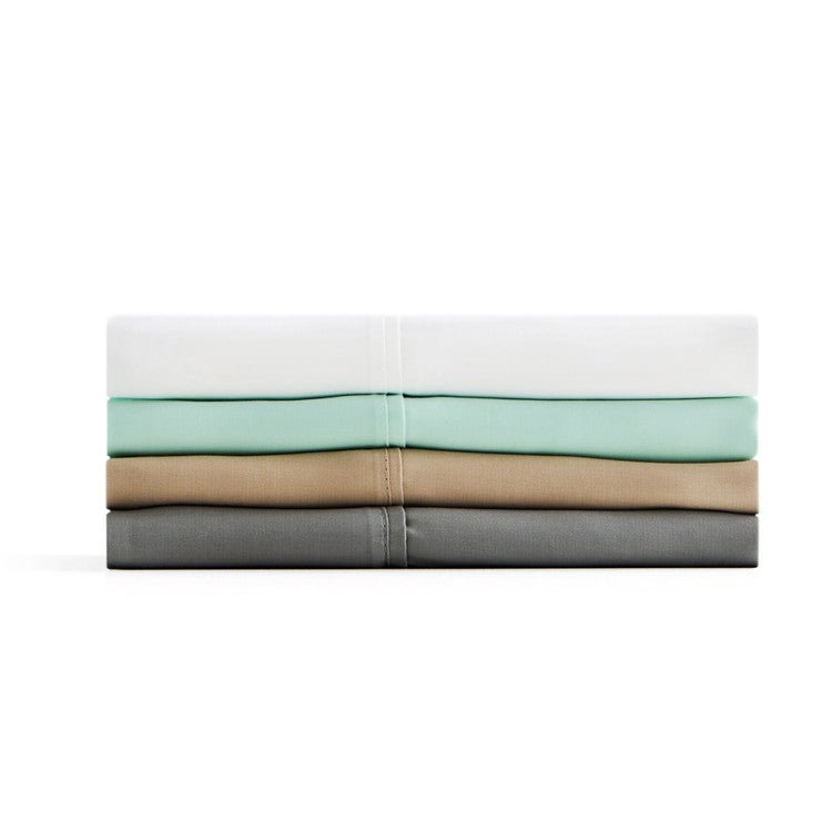 Sleep City Twin / White Sheet set Botanical Sheet Set with TENCEL™ Lyocell Fiber Malouf