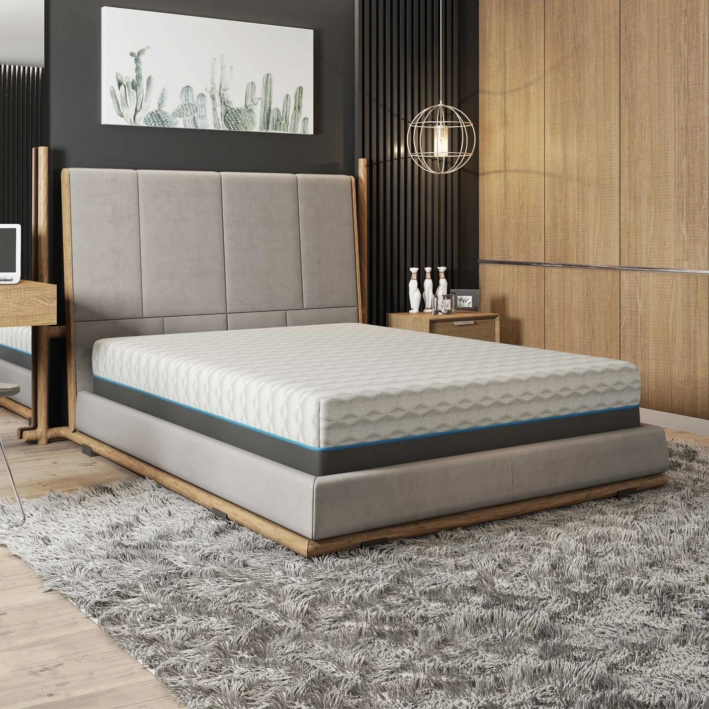 Sleep City Twin Mattress Copper Lux 12" Mattress BedTech