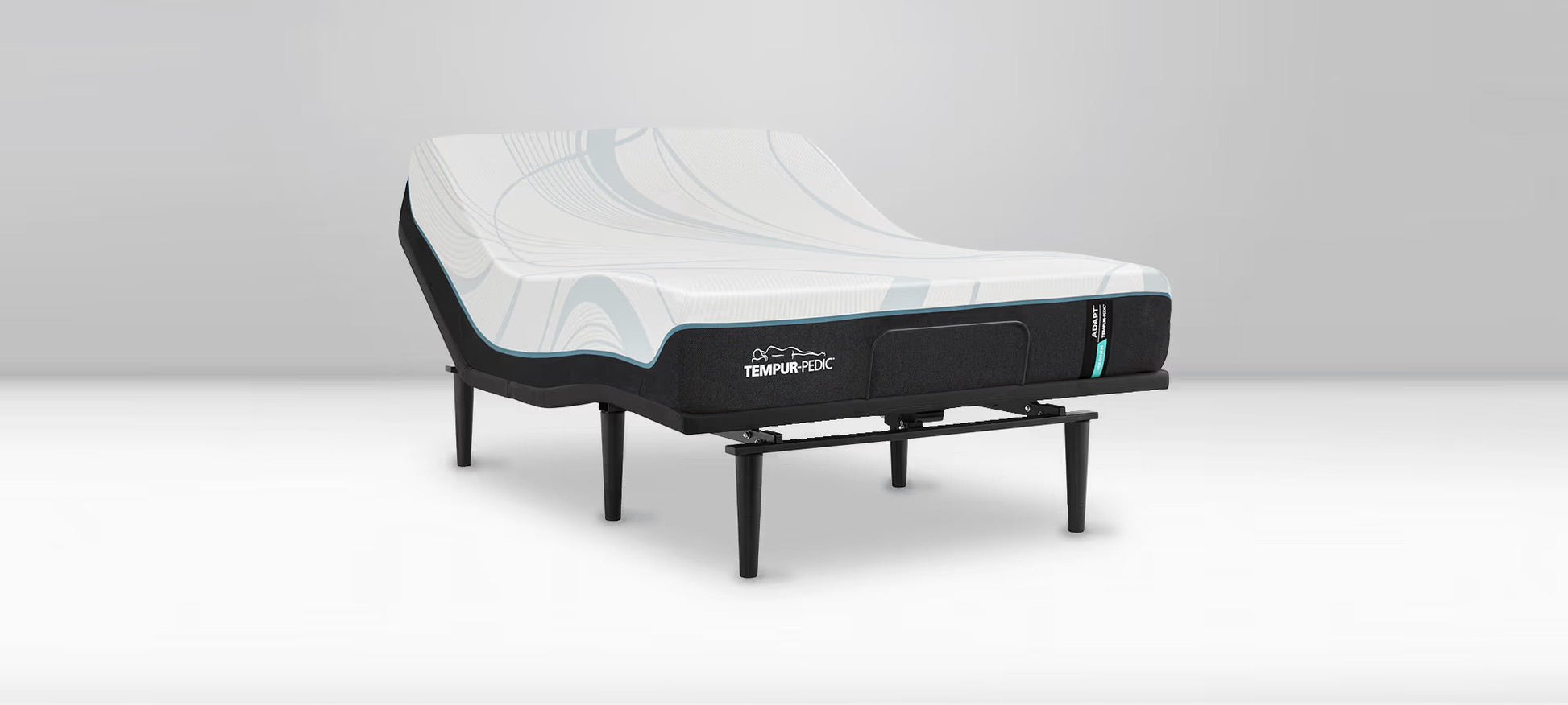 Sleep City Twin Adjustable Bed Frame Ease® Power Base Tempur-Pedic®