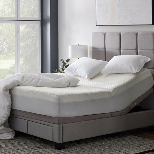 Sleep City Twin Mattress Protector Five 5ided® IceTech™ Mattress Protector Malouf