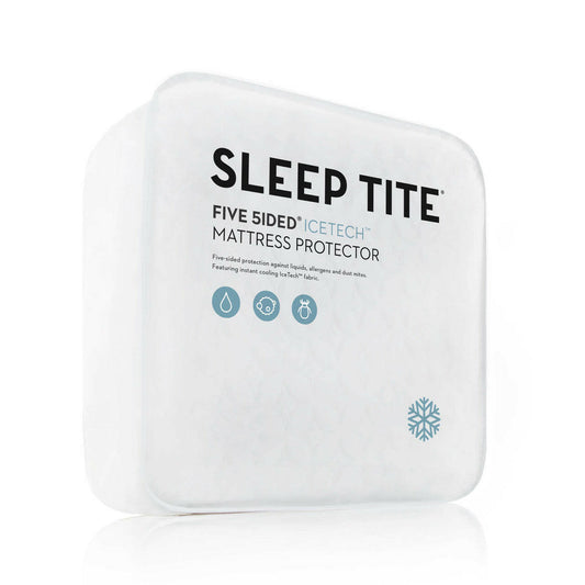Sleep City Twin Mattress Protector Five 5ided® IceTech™ Mattress Protector Malouf
