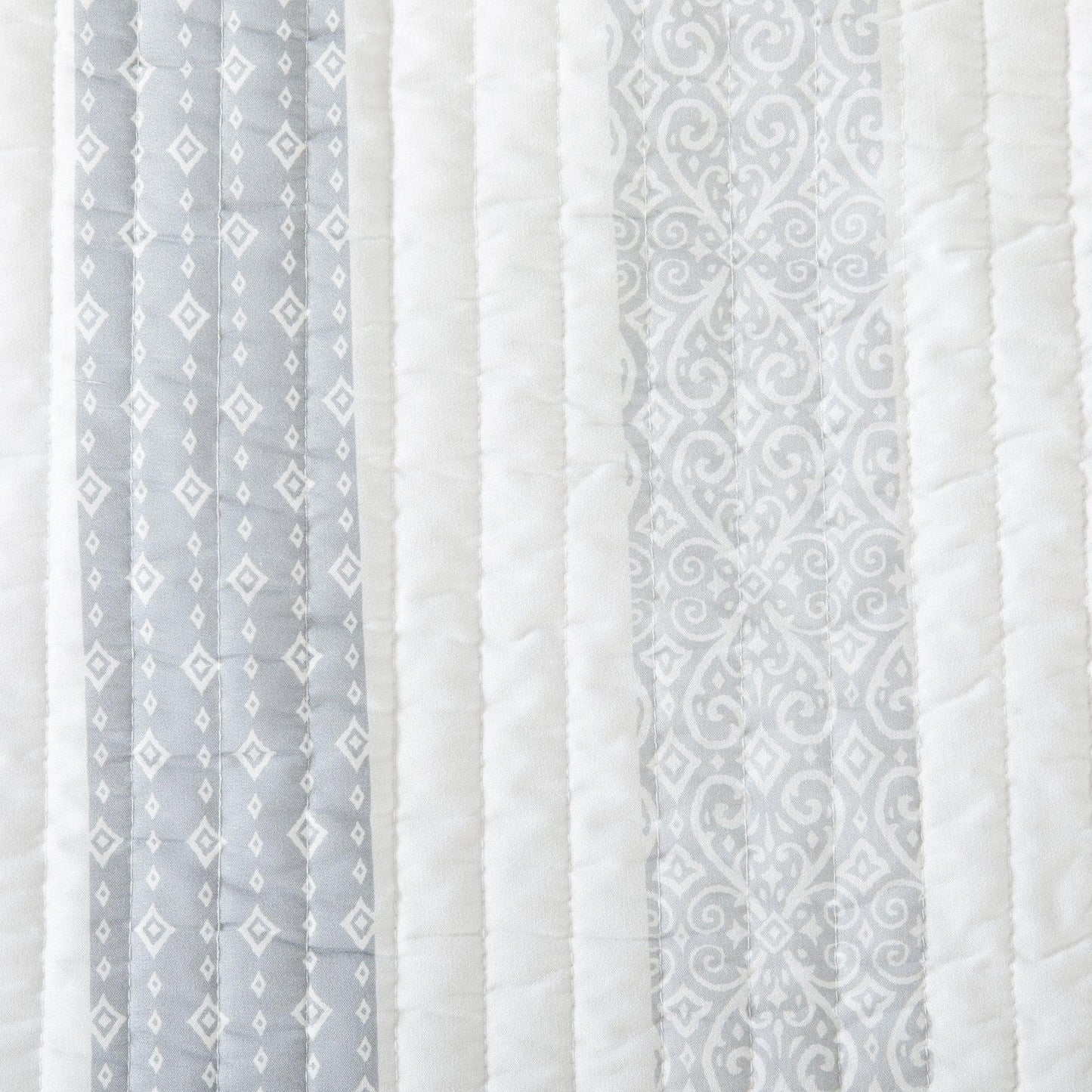 Sleep City Twin / Adele 3-Piece Stripe Quilt - Adele Collection Great Bay Home