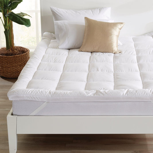 Sleep City Queen / White Mattress Topper 2 Inch Thick Mattress Topper - Restful Sleep Collection Great Bay Home