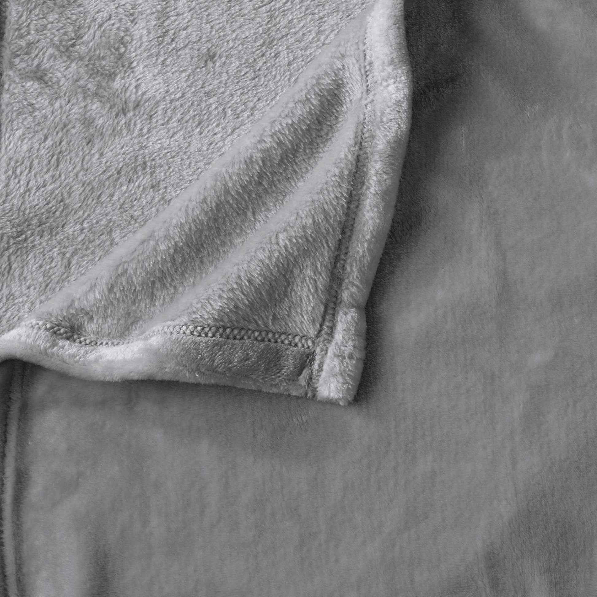 Sleep City Twin / Taupe Blankets Velvet Plush Blanket - Avianna Collection Great Bay Home