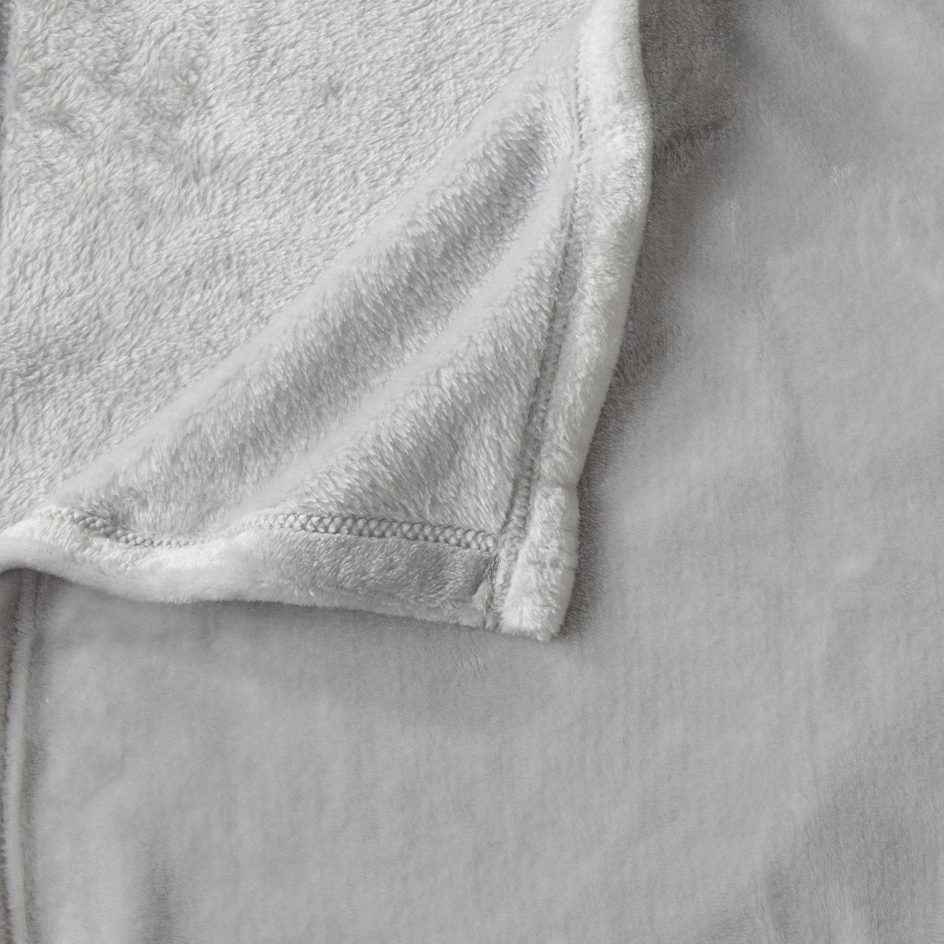 Sleep City Twin / Taupe Blankets Velvet Plush Blanket - Avianna Collection Great Bay Home