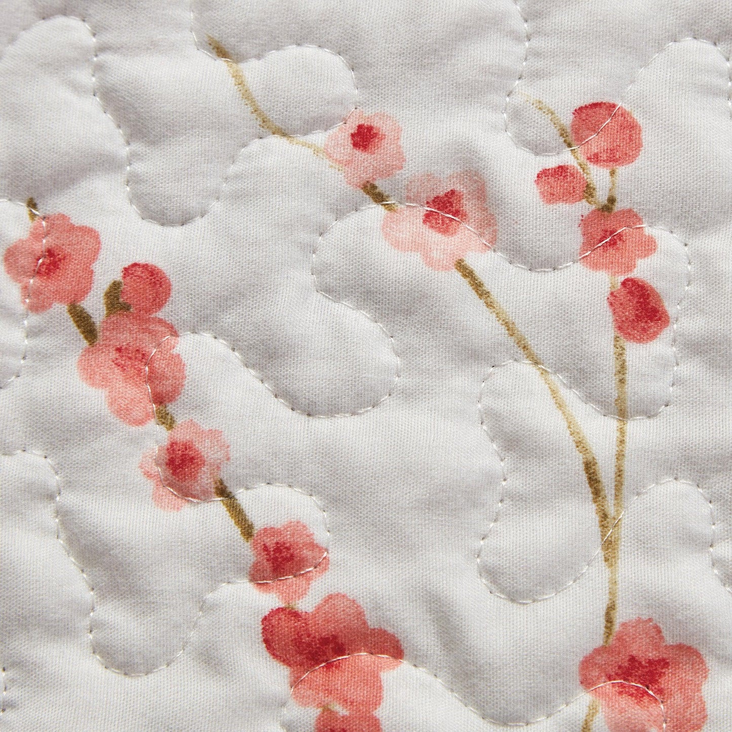 Sleep City Twin / Cherry Blossoms Quilts 3-Piece Floral Quilt - Sakura Collection Great Bay Home