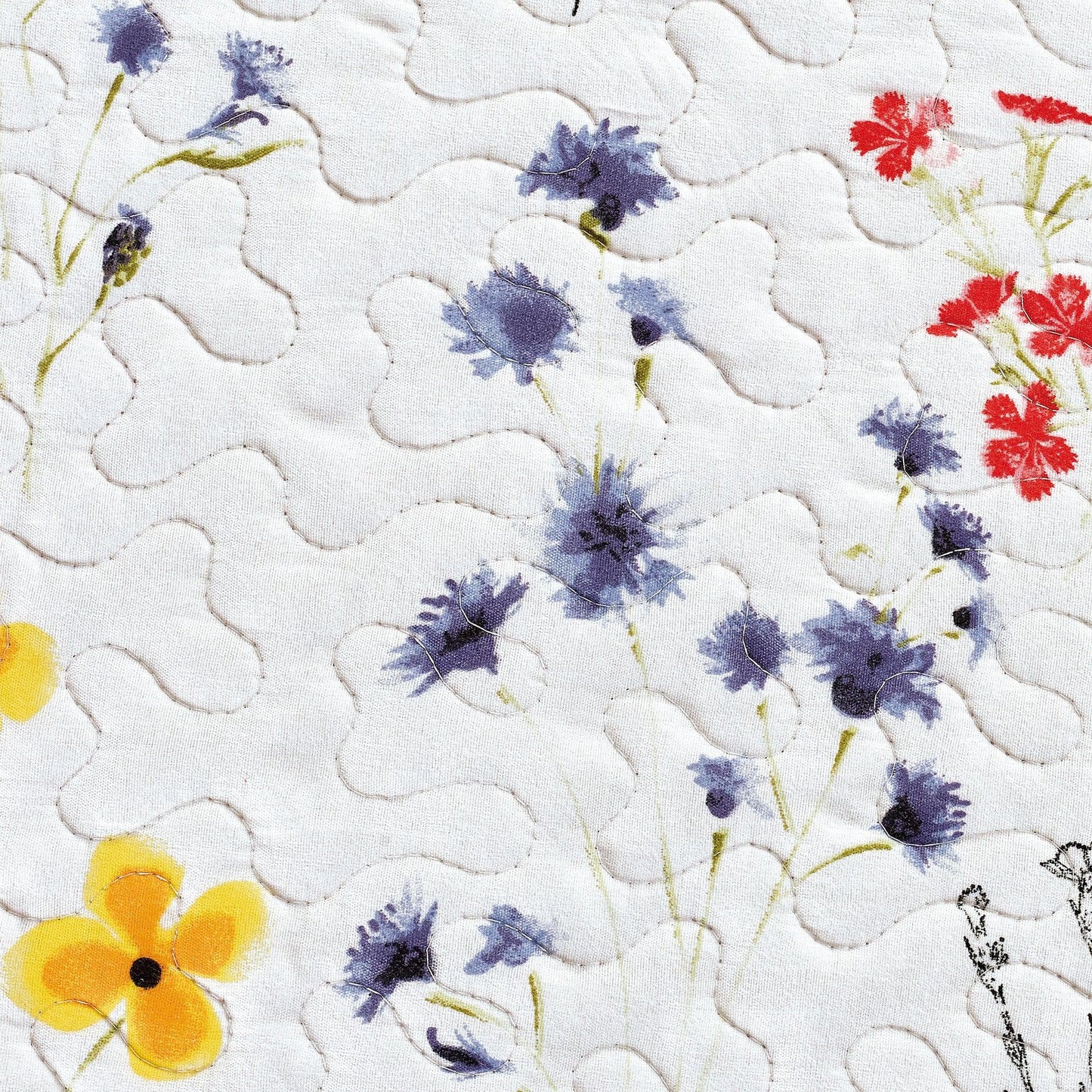 Sleep City Twin / Marianne Quilts Colorful Floral 3 Piece Quilt Set - Marianne Collection Great Bay Home