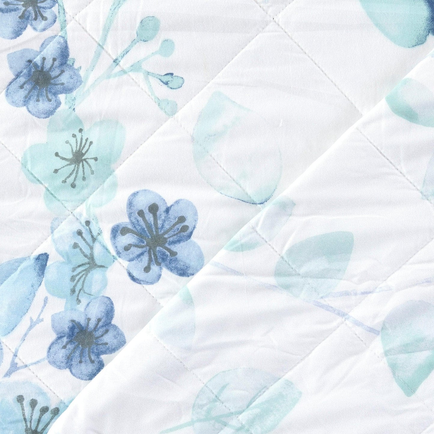 Sleep City Twin / Miranda Quilts 3 Piece Floral Quilt Set - Miranda Collection Great Bay Home