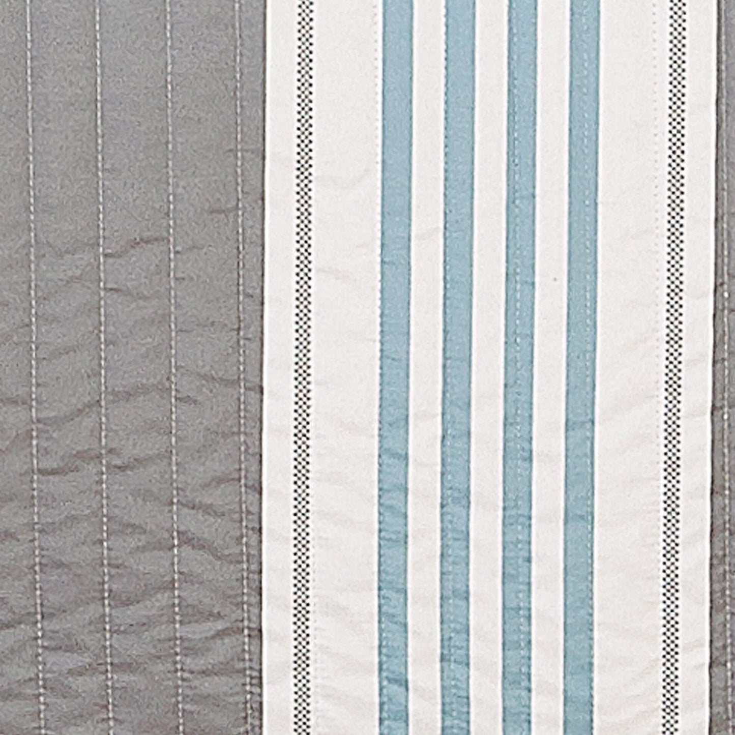 Sleep City Twin / Multi Quilts Striped Coral Quilt Set - St. Croix Collection Great Bay Home