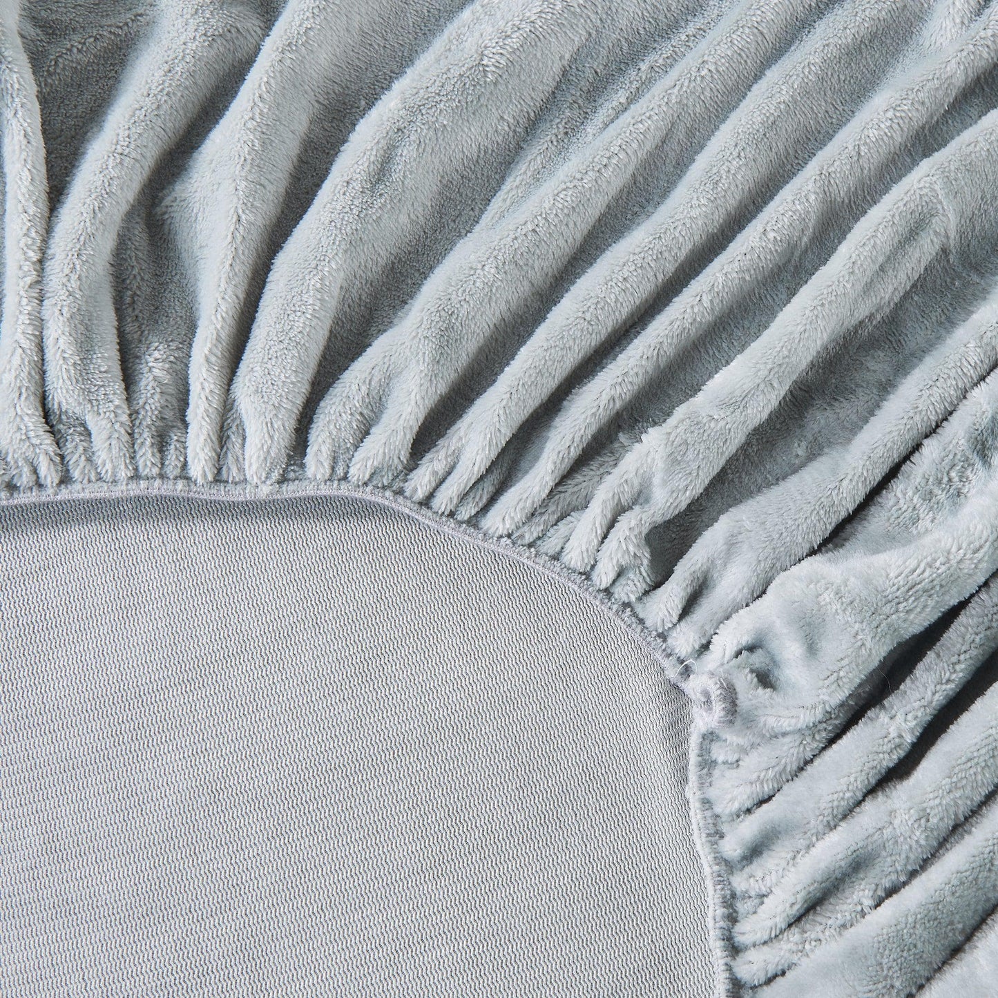 Sleep City Twin / Dark Grey Bed Sheets Solid Plush Fitted Sheet - Velvet Luxe Collection Great Bay Home
