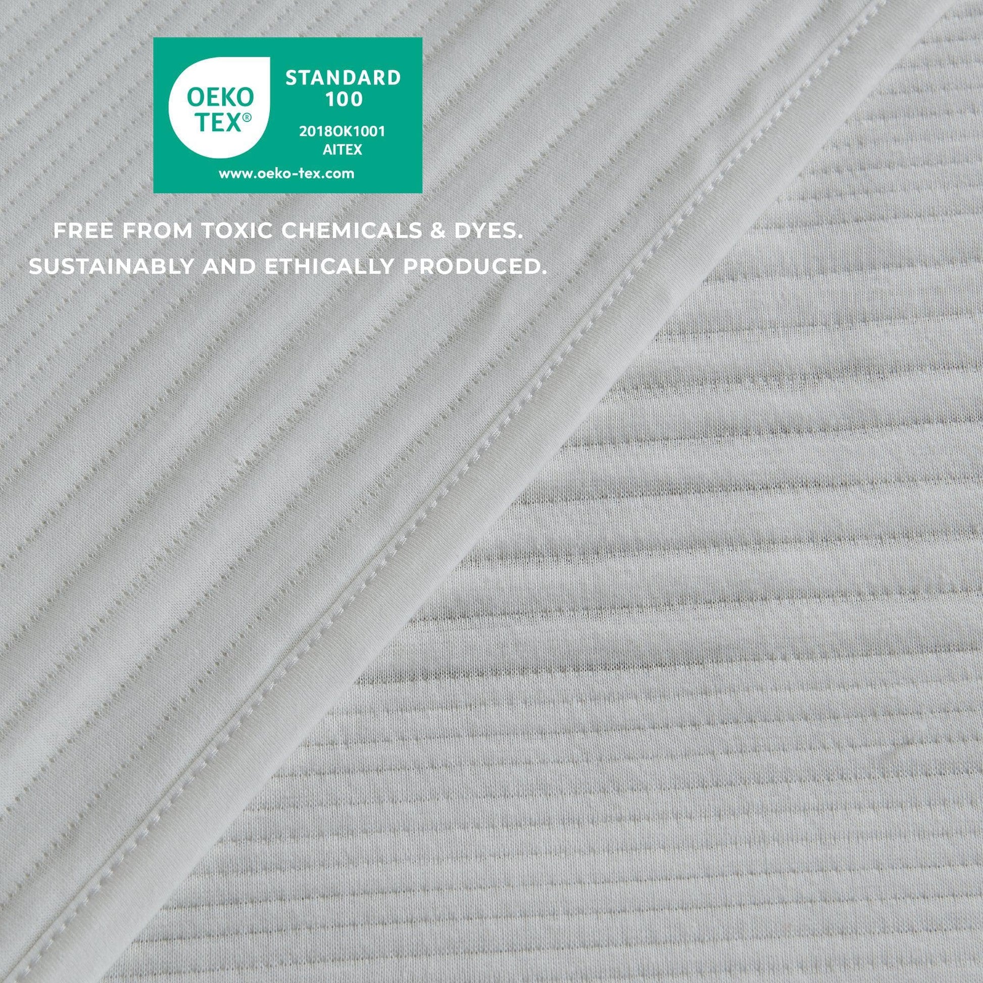 Sleep City King / Heathered Oatmeal Quilts & Comforters 3 Piece Jersey Knit Quilt Set - Natalie Collection Great Bay Home