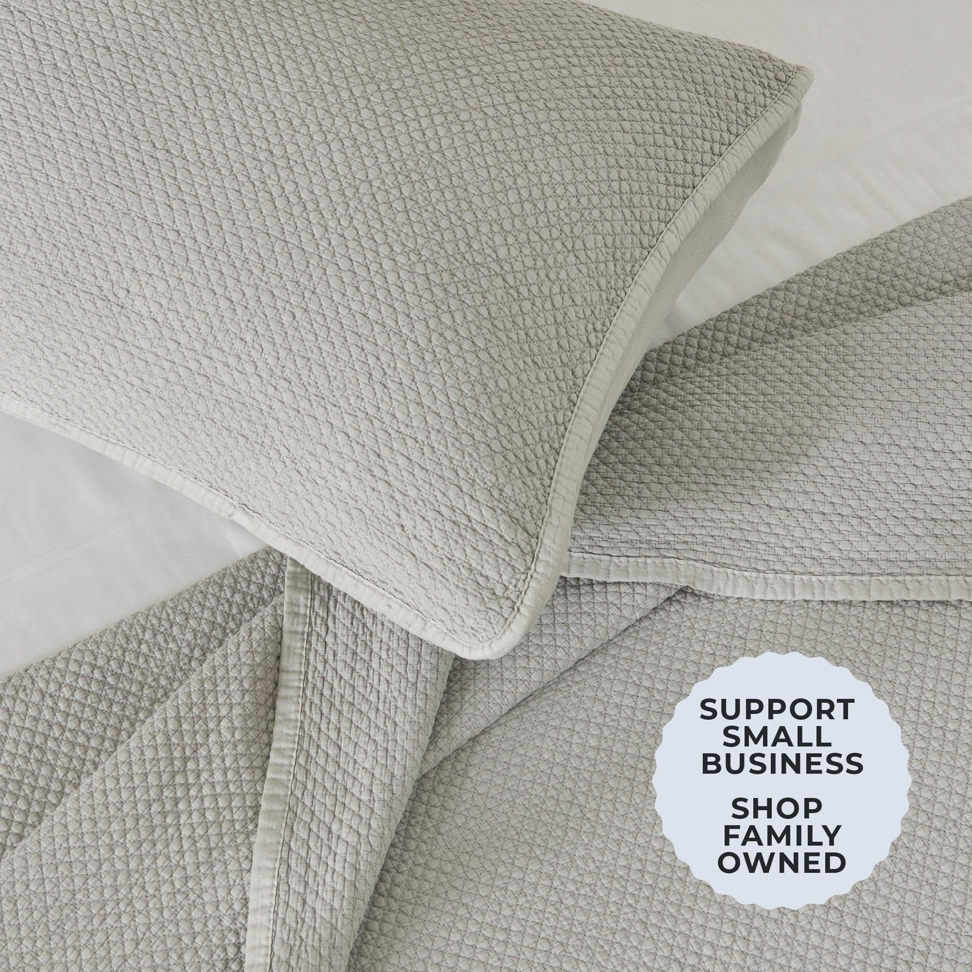 Sleep City King / Rose Pink Quilts & Comforters Stonewashed Relaxed Quilt Set - Vittoria Collection Great Bay Home