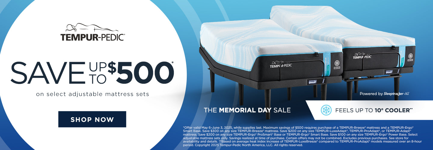 memorial day ad for tempurpedic mattress sets