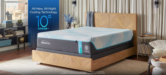 Sleep City Twin XL Mattress LuxeBreeze® Medium Hybrid Tempur-Pedic®