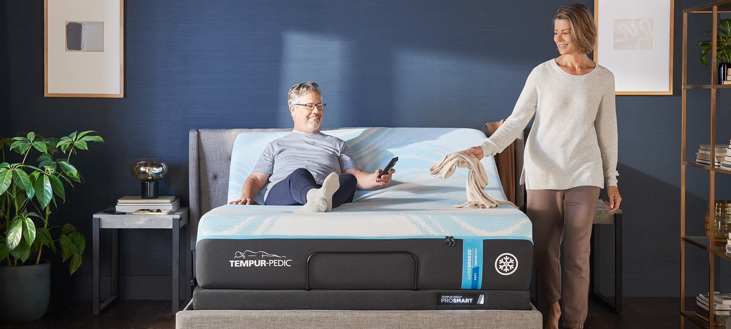 Sleep City Twin XL Mattress LuxeBreeze® Soft Tempur-Pedic®
