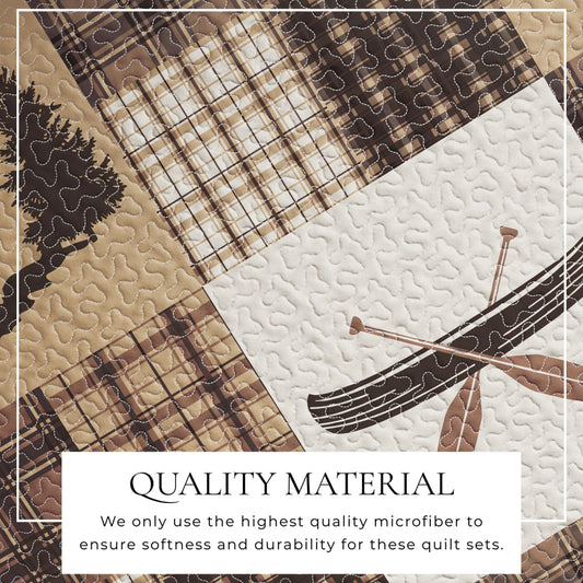 Redwood Lodge 3 Piece Quilt Set
