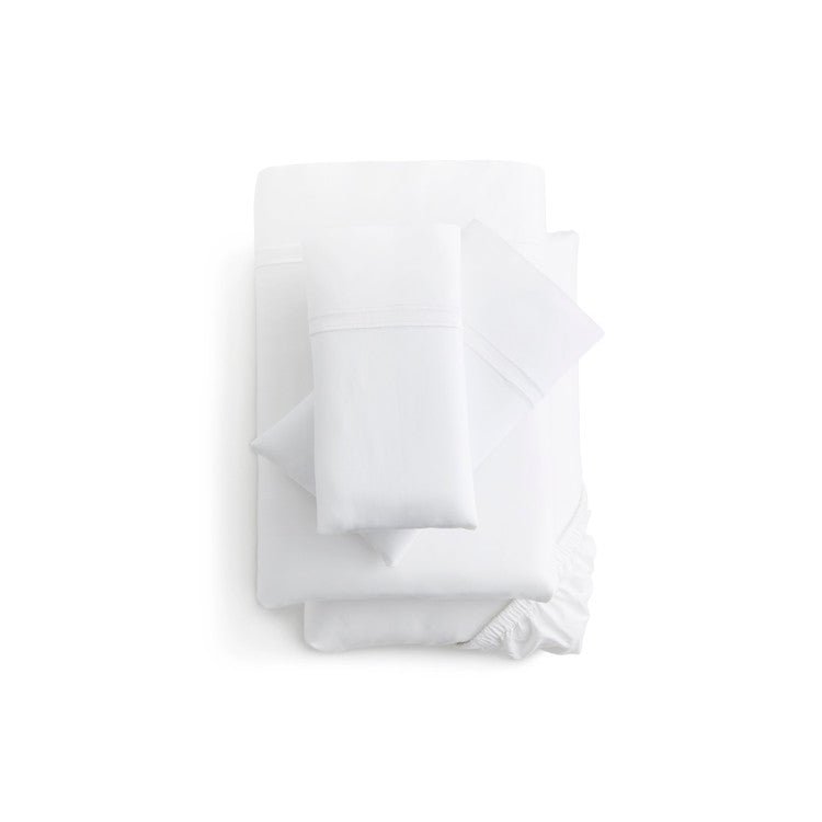 Sleep City Twin / White Sheet set Natural Supima® Cotton Sheet Set Malouf