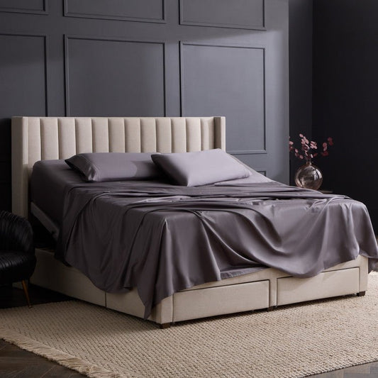 Sleep City Twin / White Sheet set Natural Supima® Cotton Sheet Set Malouf