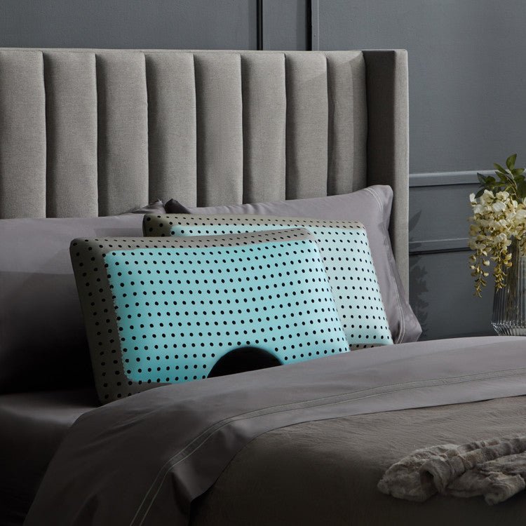 Sleep City Queen Pillow Shoulder CarbonCool™ LT + OmniPhase™ Pillow Malouf