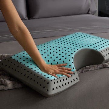 Sleep City Queen Pillow Shoulder CarbonCool™ LT + OmniPhase™ Pillow Malouf