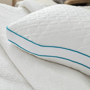 Sleep City Queen Pillow Shoulder FlexFill™ Pillow + HyperChill™ Malouf