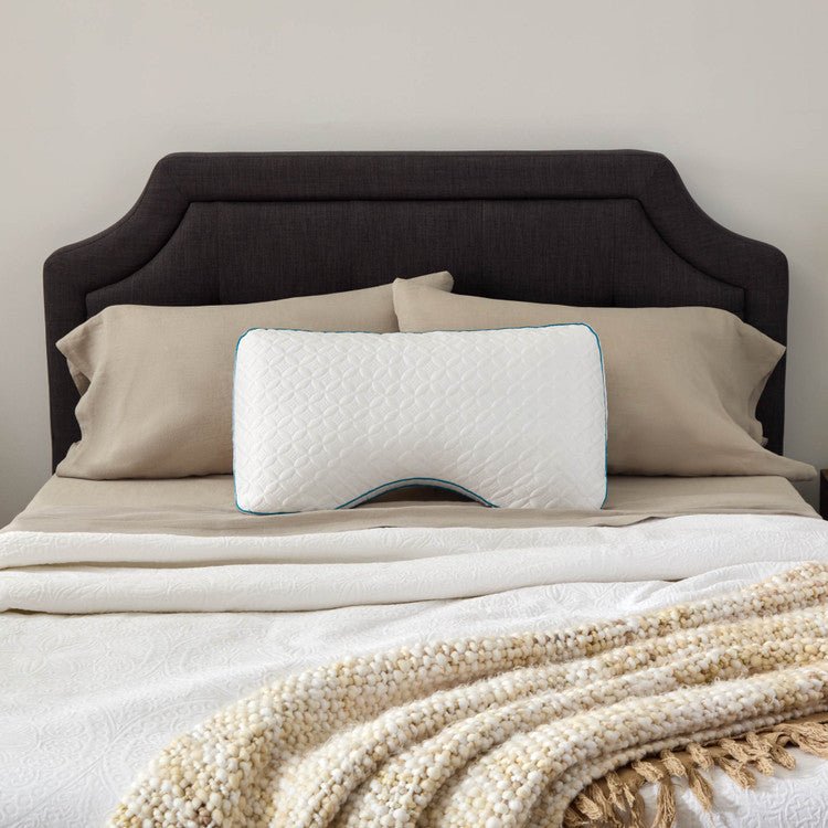 Sleep City Queen Pillow Shoulder FlexFill™ Pillow + HyperChill™ Malouf