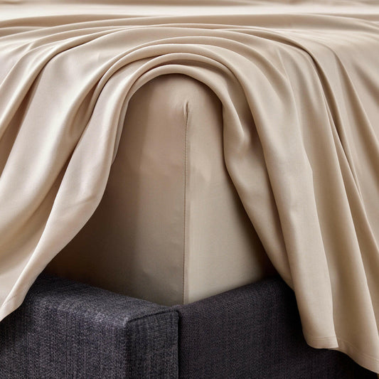 Sleep City Twin / Driftwood Sheet set Smooth Bamboo Rayon Sheet Set Malouf
