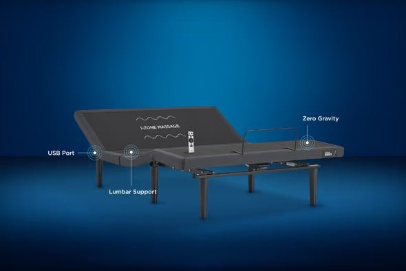 Sleep City Twin XL Adjustable Bed Frame TEMPUR-Ergo® Power Base Tempur-Pedic®