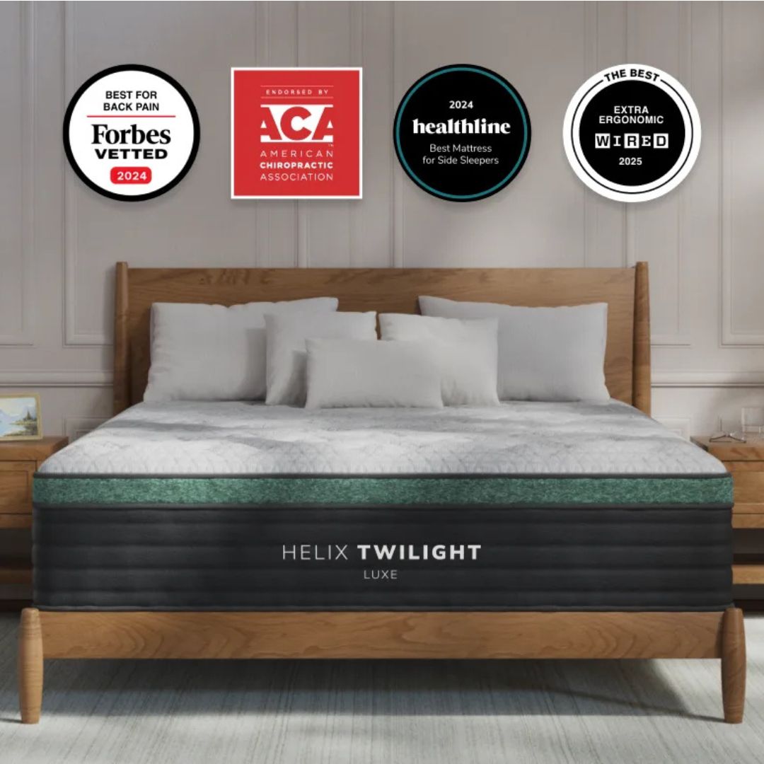 helix twilight firm mattress with awards