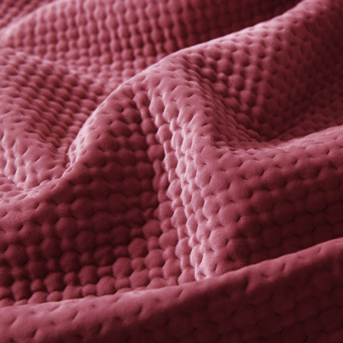 Sleep City Queen / Dusty Rose Bedspread Kasentex All Season Cozy Velvet Quilt Set with Shams, Queen, King, Room Decor, Graduation Gifts Kasentex