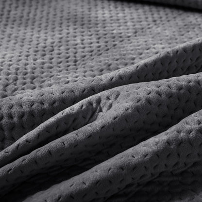 Ultra Soft Plush Poly-Velvet Quilt Set