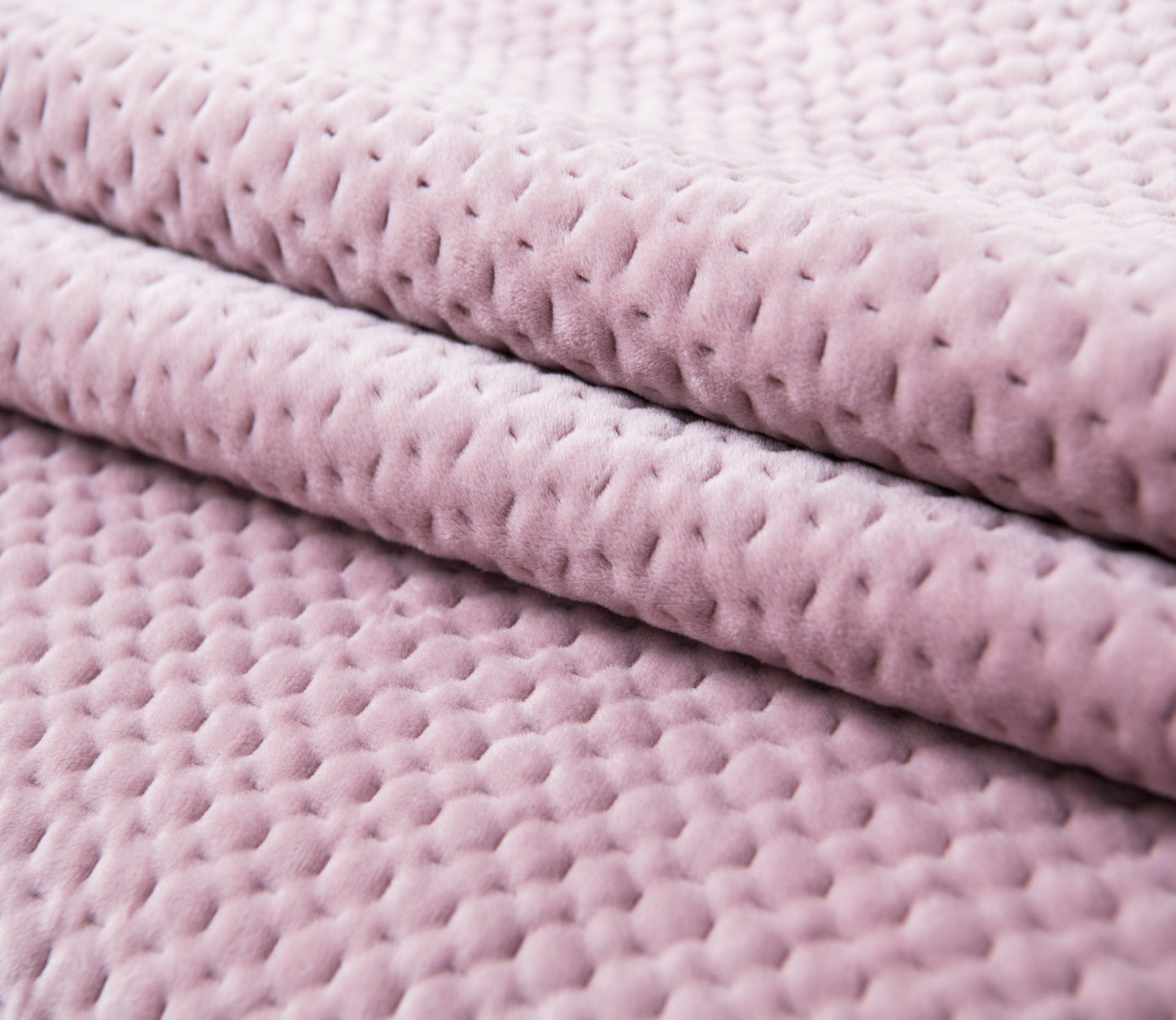Sleep City Queen / Dusty Rose Bedspread Kasentex All Season Cozy Velvet Quilt Set with Shams, Queen, King, Room Decor, Graduation Gifts Kasentex