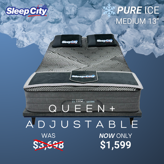 PURE ICE Plush 13" Mattress + Adjustable Base