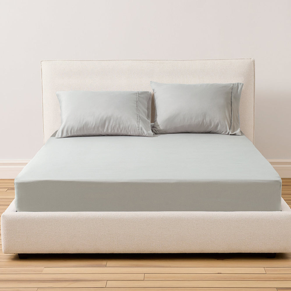 Sleep City Twin XL / Blue Sheet Set Kasentex All Season Deep Pocket Fitted Sheet Set with Pillowcases, Room Decor, Graduation Gifts Kasentex