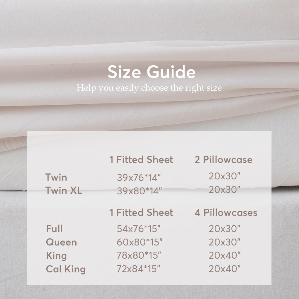 Sleep City Twin XL / Blue Sheet Set Kasentex All Season Deep Pocket Fitted Sheet Set with Pillowcases, Room Decor, Graduation Gifts Kasentex