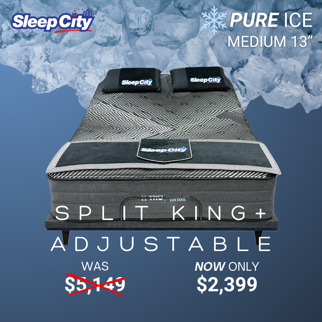 PURE ICE Plush 13" Mattress + Adjustable Base