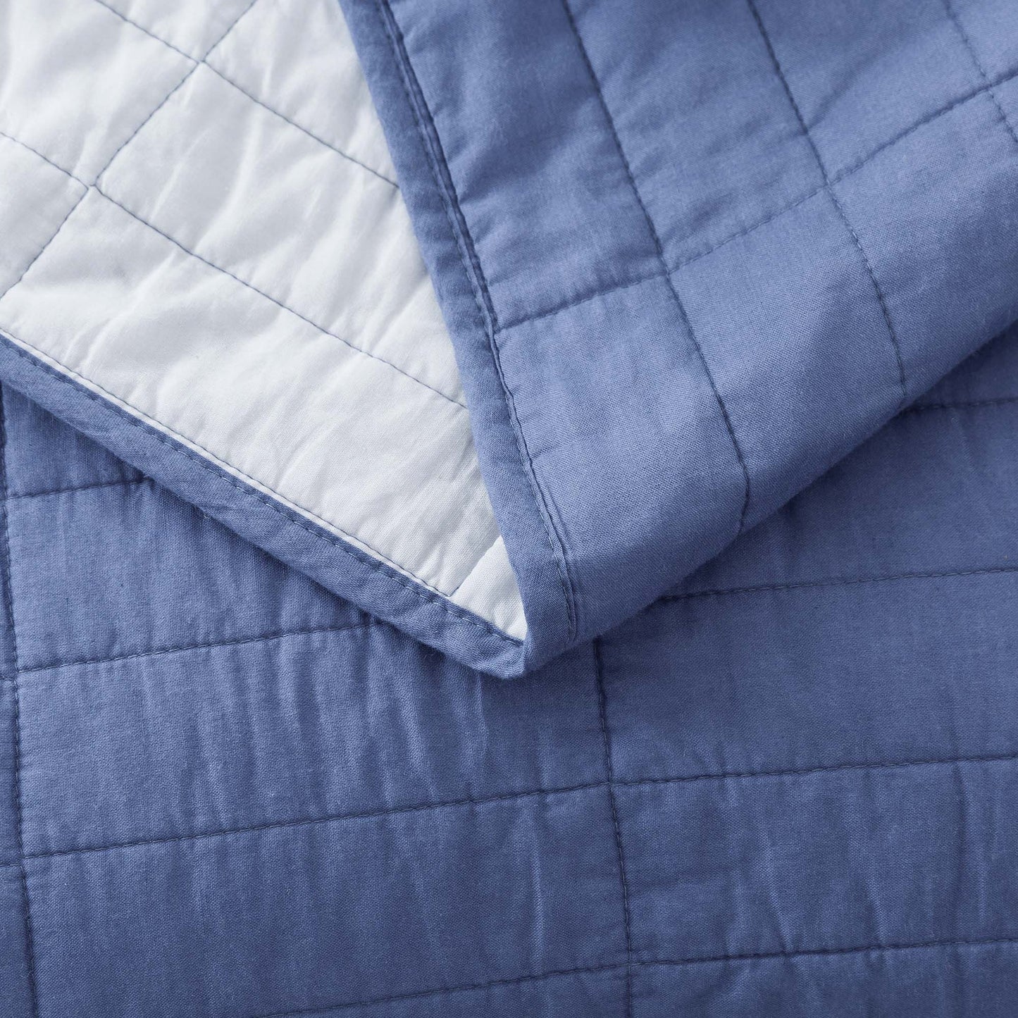 Sleep City Twin / Red Bedspread Set Kasentex Ultra Soft Cotton Oversized Bedspread Set, Blue or Red, Room Decor, Graduation Gifts Kasentex