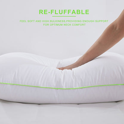 King Goose Down Feather Pillow Set