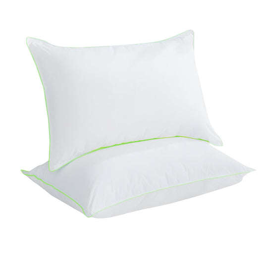 King Goose Down Feather Pillow Set
