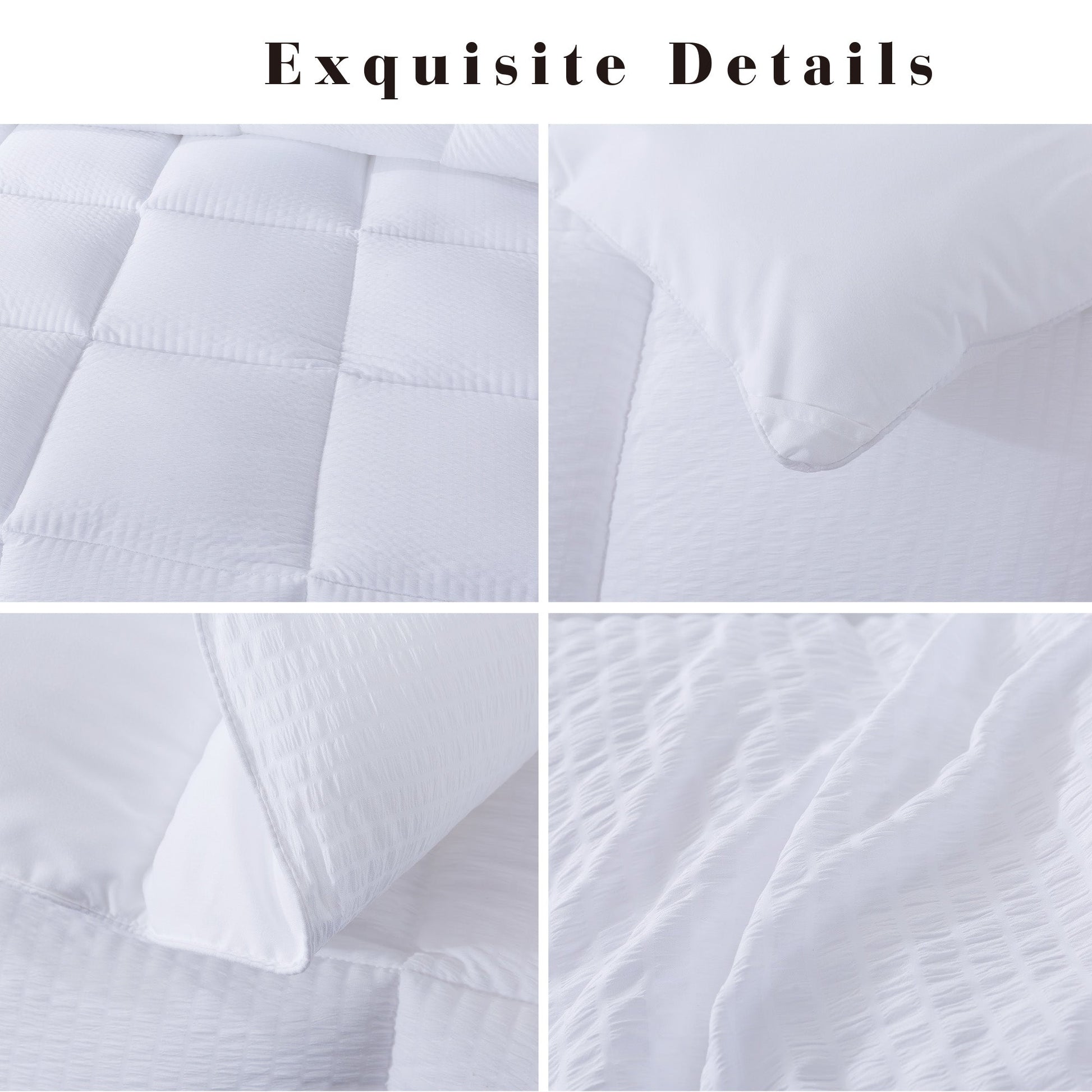 Sleep City Twin / White Comforter Kasentex Ultra Soft All Season Down Alternative Reversible Comforter, Twin, Queen, King, Room Decor, Graduation Gifts Kasentex