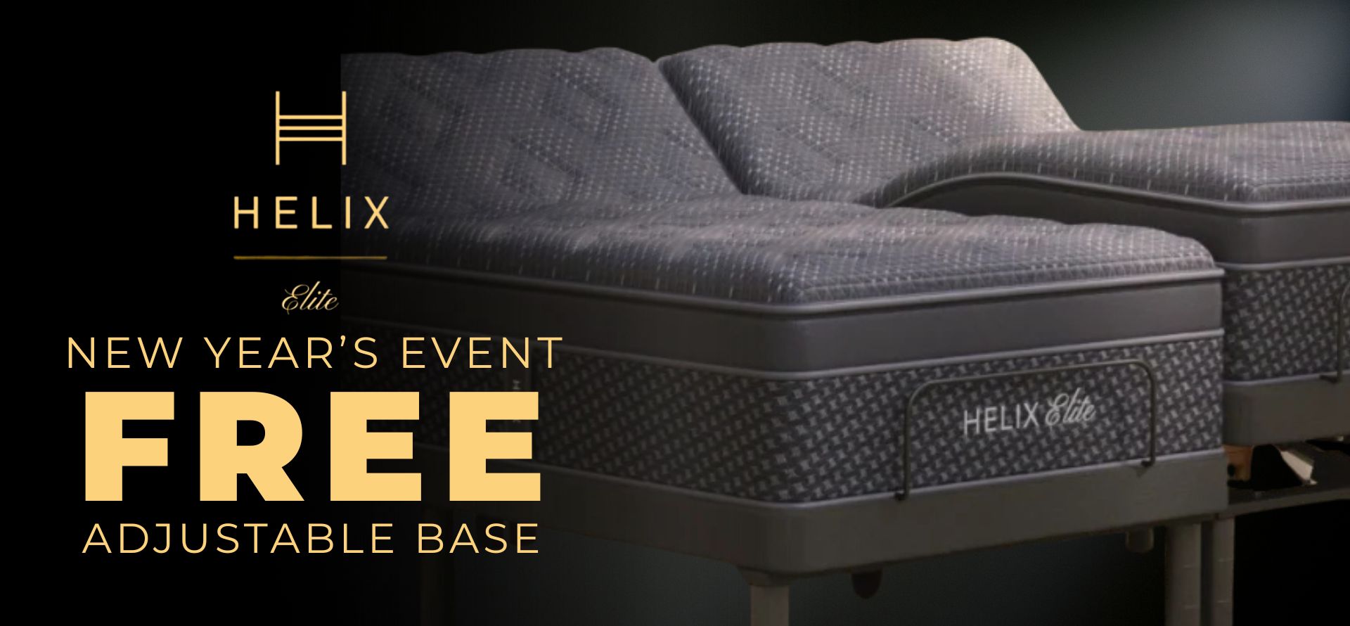free adjustable base with helix mattress sale
